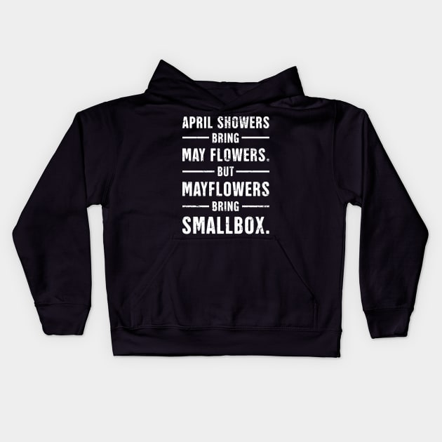 Mayflower | Funny American History Teacher Kids Hoodie by MeatMan